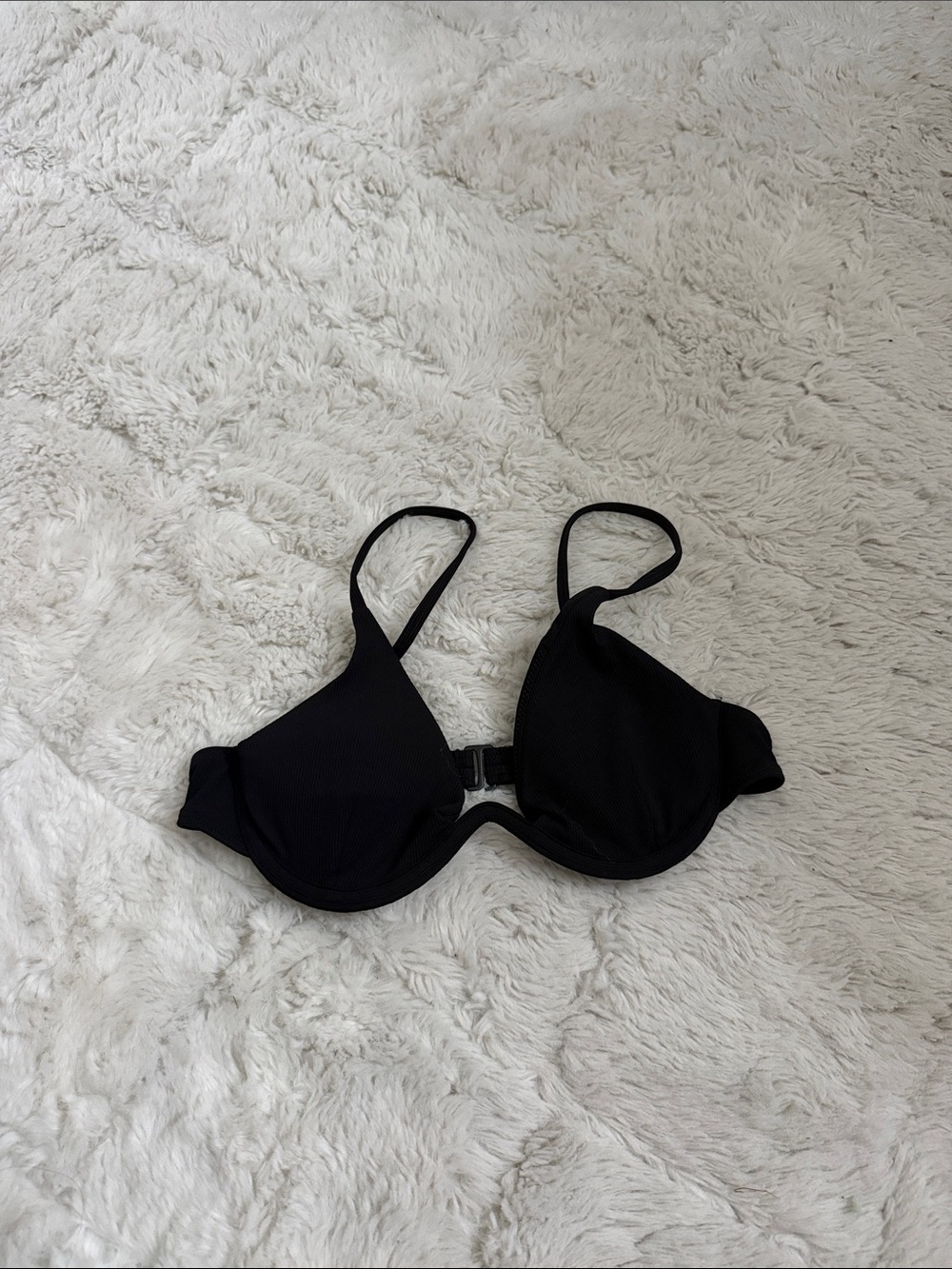 Garage Black Underwire black bikini top